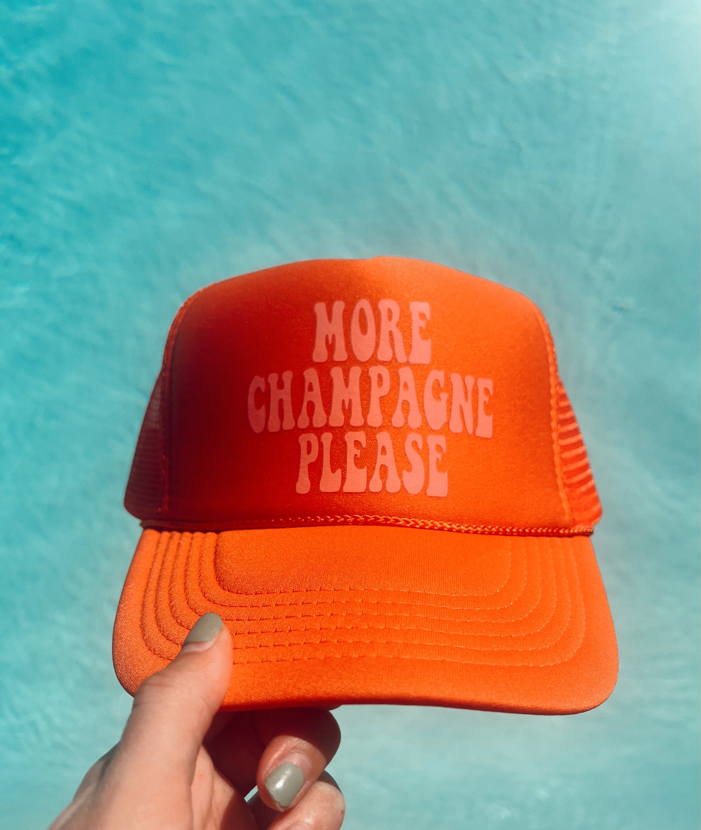 More Champagne Trucker Hat